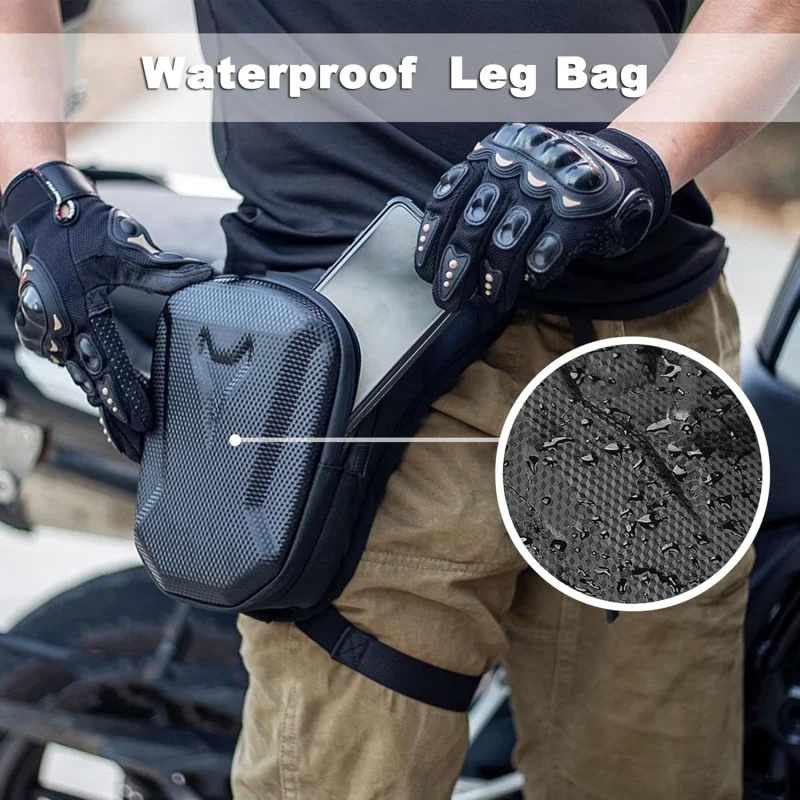 Motorcycle Gear Companies - Motosiklet Bacak Çantası Su Geçirmez Bel